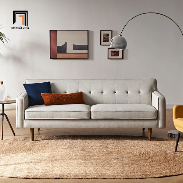 ghế sofa văng giá rẻ xám trắng