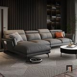  Ghế sofa băng vải nỉ nhung BT342 Numan 2m5 màu xám đậm 