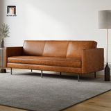  Ghế sofa băng bật giường dài 2m GB14 Axel bọc da công nghiệp 