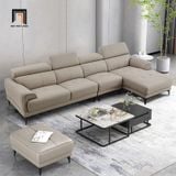  Ghế sofa góc da giả GT200 Barway 3m x 1m6 phòng khách đẹp 