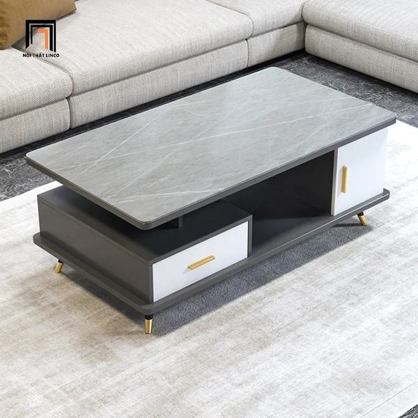 bàn sofa phòng khách chữ nhật