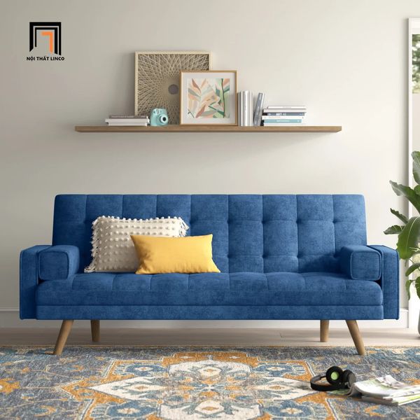 ghế sofa giường 1m9 xanh dương