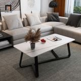  Bàn trà mặt đá chữ nhật giá rẻ BSF1 Crosso 1m x 50 gia đình 