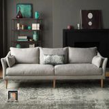  Ghế sofa văng màu xám trắng BT67 Consenja dài 2m giá rẻ 
