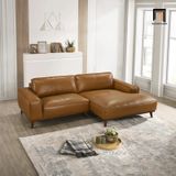  Bộ ghế sofa góc da giả GT104 Ashcof 2m2 x 1m5 sang trọng 