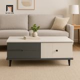  Bàn sofa phòng khách mặt đá trắng 1m x 50 BTPK7 Caisei giá rẻ 