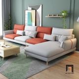  Ghế sofa góc chữ L xinh xắn GT190 Nancy 3m x 1m6 cho gia đình 