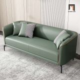  Ghế sofa băng da giả BT149 1m8 xanh lá cho chung cư 