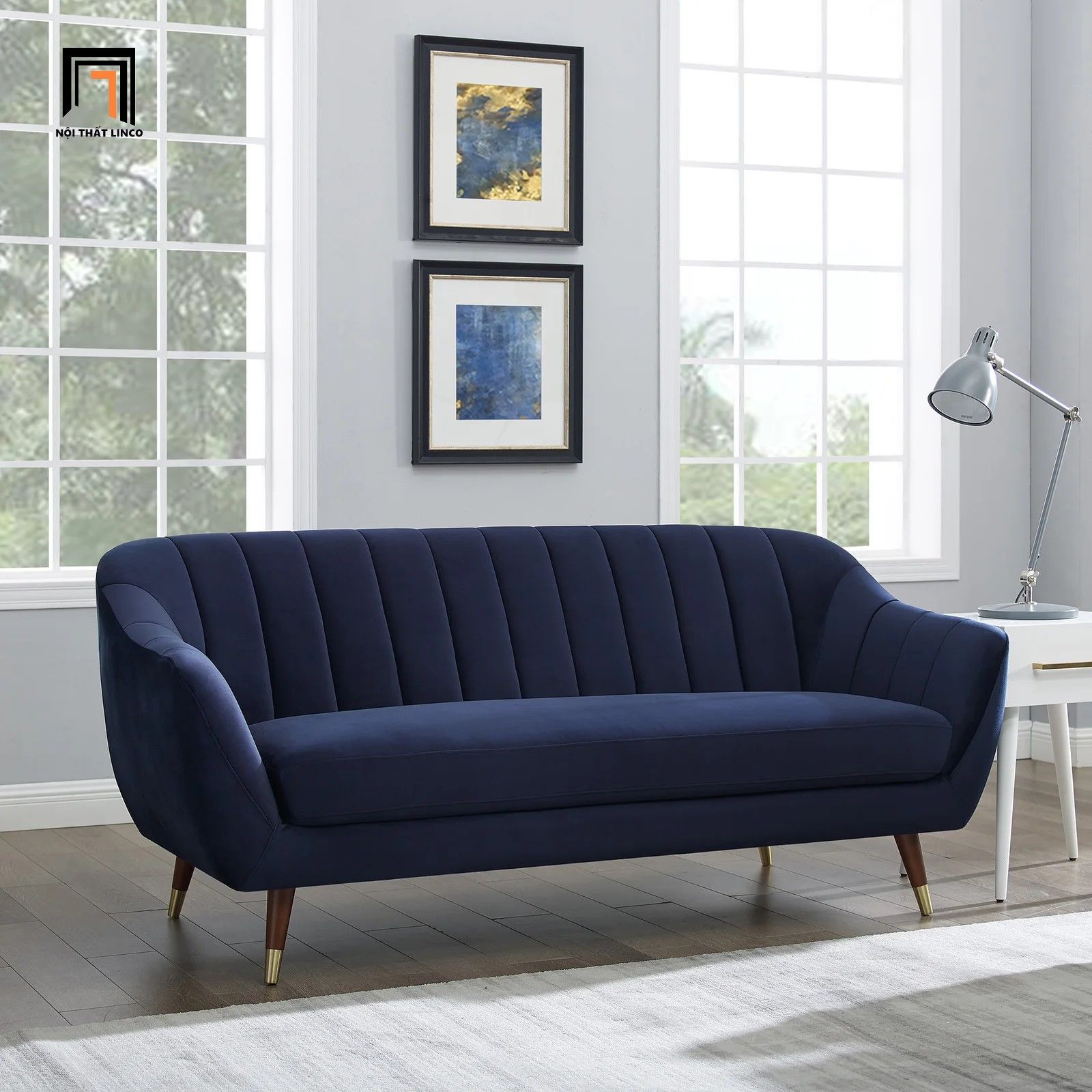  Sofa băng xinh xắn cho các cửa hàng BT165 Fairground 1m9 vải nhung 