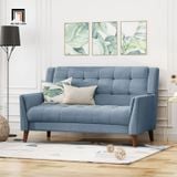  Ghế sofa văng nỉ dài 1m4 giá rẻ BT334 Monte nhỏ gọn hiện đại 