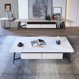  Bàn sofa phòng khách hiện đại BSF8 Camis 1m1 x 55 mặt đá đen 