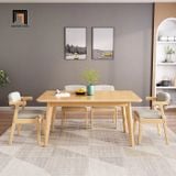  Set bàn ghế ăn phòng bếp gia đình 24-KH6-G43-B108 hiện đại 
