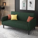  Ghế sofa bed giường nằm nhỏ GB64 Bowdon dài 1m6 màu carrot 