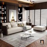  Bộ ghế sofa căn hộ chung cư hiện đại KT119 Nordic bọc da giả 