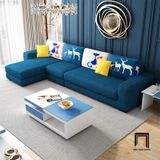  Bộ ghế sofa góc vải nỉ 3m x 1m6 phòng khách gia đình cao cấp 