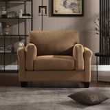  Ghế sofa đơn phòng khách hiện đại DT113 Alans vải nhung đẹp 