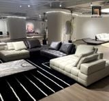  Bộ ghế sofa chữ U sang trọng UT24 Seneca 3m5 phối màu da giả 
