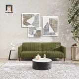  Ghế sofa giường đa năng xinh xắn GB77 Hansfried dài 2m xanh lá 