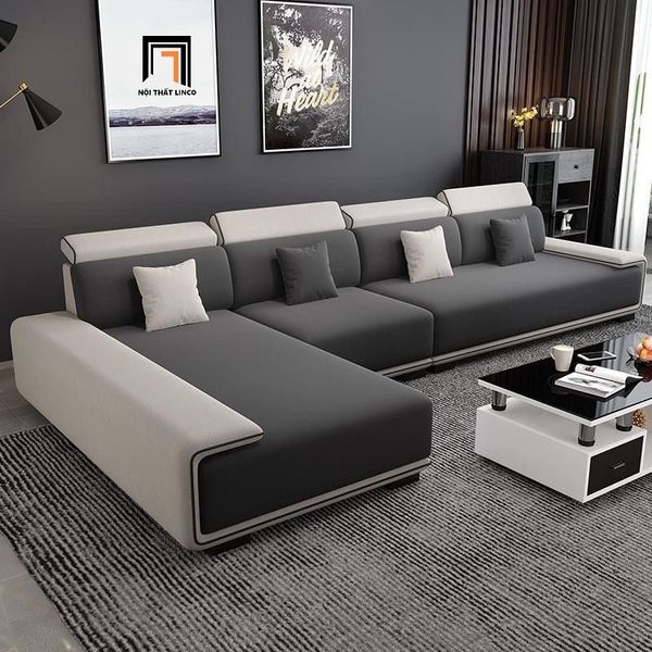 ghế sofa góc L hiện đại 3m2 x 1m8