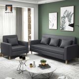  Bộ ghế sofa đặt ở văn phòng KT93 Supai giá rẻ bọc vải bố 