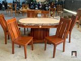  Bộ bàn ăn 6 ghế mặt đá cao cấp GF23-BAD6-G300-B358 1m6 