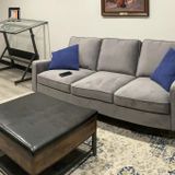  Ghế sofa băng phong cách Âu Mỹ BT154 Wendel 2m xanh đậm 