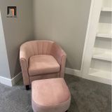  Ghế sofa vàng đơn nhỏ gọn xinh xắn DT92 Torrence 1 người ngồi 