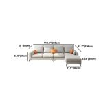  Bộ ghế sofa góc L hiện đại GT228 Casel 2m9 x 1m6 vải nỉ bố 