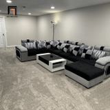  Bộ ghế sofa chữ U cao cấp UT1 Arvella 3m9 cho phòng khách 