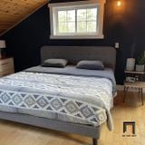  Giường ngủ bọc nệm màu xám ghi GN2 Bierman 1m6 x 2m giá rẻ 