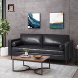  Sofa băng da công nghiệp BT13 dài 1m9 màu nâu sang trọng 