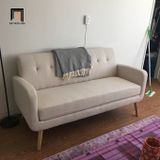  Ghế sofa băng chờ cho văn phòng BT223 Valeria 1m7 màu đen 