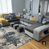  Bộ ghế sofa U phòng khách không gian lớn UT26 Ashlei 3m7 đẹp 