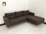  Bộ bàn ghế sofa góc 2m2 x 1m6 phòng khách gia đình nâu đậm 