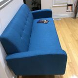  Ghế sofa băng chờ cho văn phòng BT223 Valeria 1m7 màu đen 