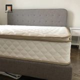  Giường ngủ bọc nệm màu xám ghi GN2 Bierman 1m6 x 2m giá rẻ 