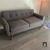 Ghế sofa băng gia đình nhỏ gọn BT206 Corrigan 1m8 vải nỉ 