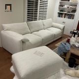 Bộ ghế sofa băng phòng khách BT332 Bodhill vải nỉ bố 2m3 xám 