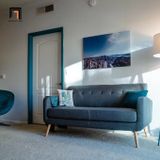  Ghế sofa băng chờ cho văn phòng BT223 Valeria 1m7 màu đen 