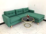  Bộ bàn ghế sofa góc 2m2 x 1m6 phòng khách xanh ngọc giá rẻ 