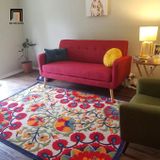  Ghế sofa băng chờ cho văn phòng BT223 Valeria 1m7 màu đen 