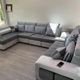  Bộ ghế sofa U phòng khách không gian lớn UT26 Ashlei 3m7 đẹp 