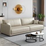  Ghế sofa băng 2m1 giá rẻ BT191 Branson vải bố xám ghi 