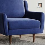  Ghế sofa đơn thư giãn DT21 Rory vải nhung xanh đậm giá rẻ 