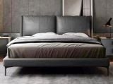  Giường ngủ da công nghiệp xám đen GN69 Lelantos cao cấp 