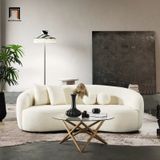  Ghế sofa băng cong cho tiệm shop BT178 Kathrina 2m1 vải nỉ bố 