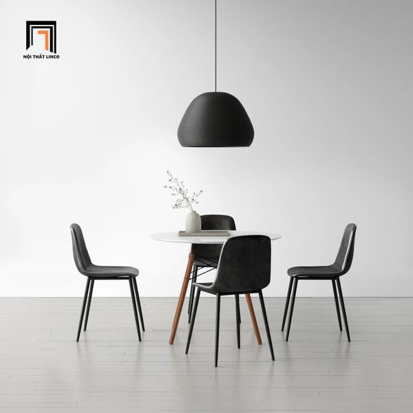 bộ bàn ăn tròn nhỏ gọn cho chung cư