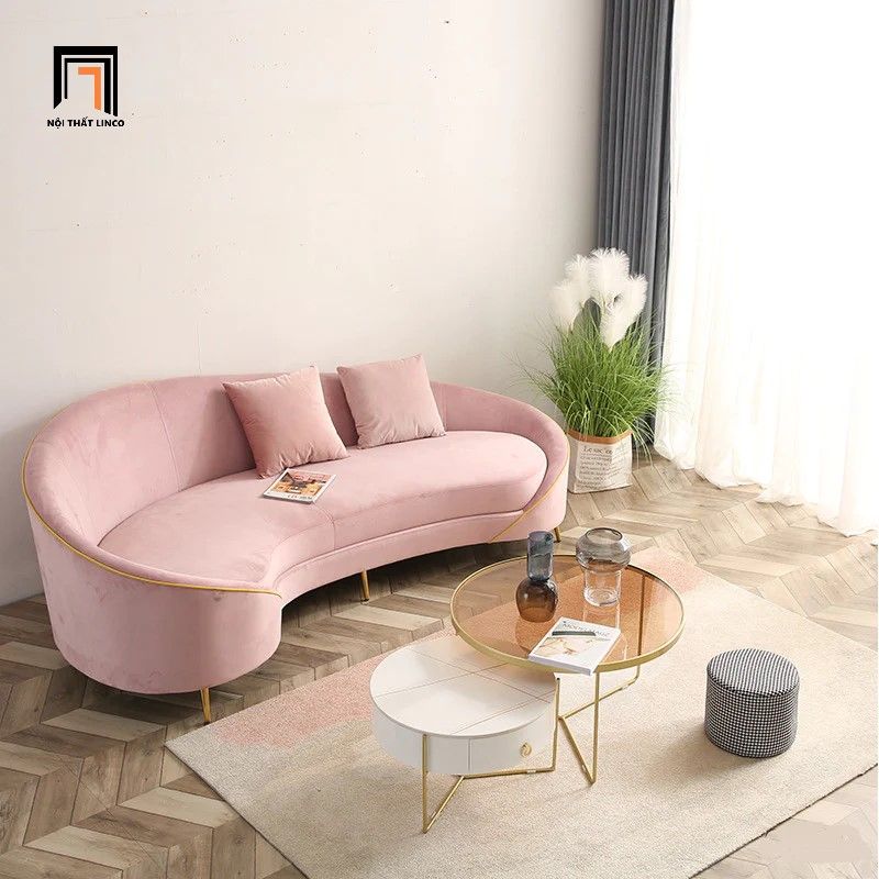  Cặp bàn sofa phòng khách tròn BSF6 Colen cho chung cư đẹp 