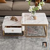  Cặp bàn sofa mặt vuông cao cấp BSF23 Copeheim cho căn hộ 