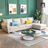  Bộ ghế sofa góc gia đình GT127 Pedley 3m x 1m6 phối màu vải 